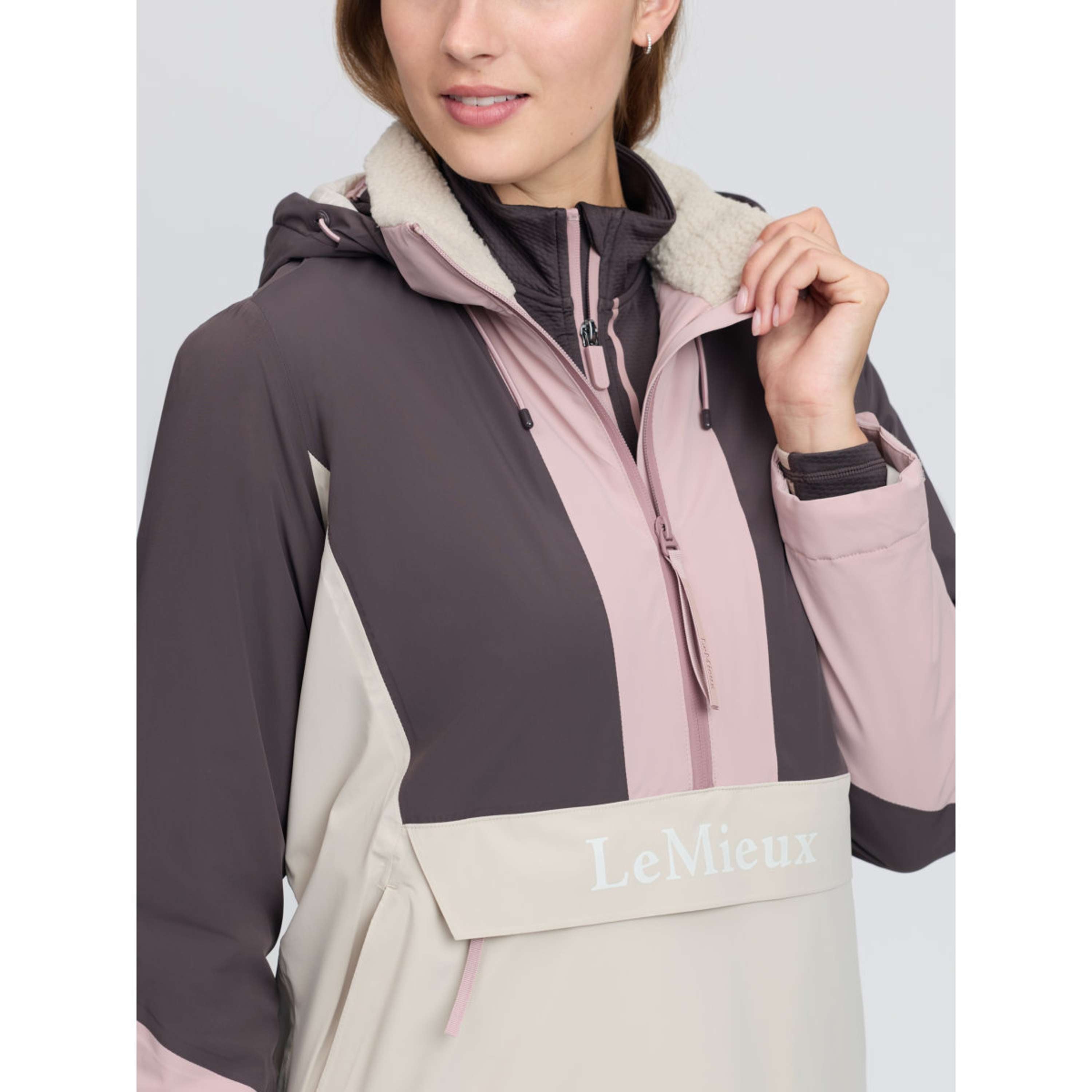 LeMieux Jacke Phoebe Half Zip Waterproof Anorak Wild Rose