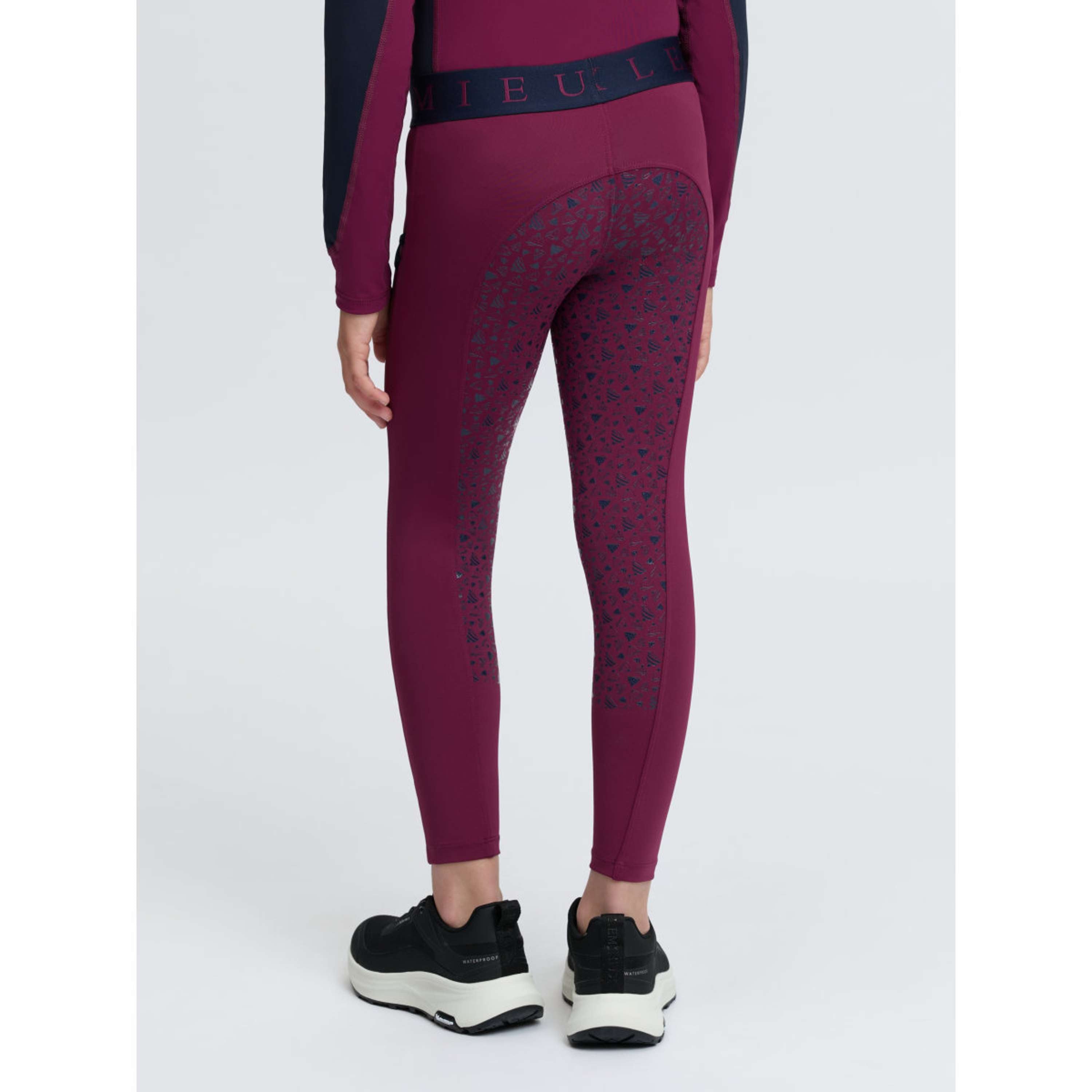 LeMieux Reitleggings Kids Full Grip Blackberry