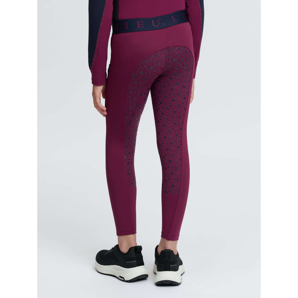 LeMieux Reitleggings Kids Full Grip Blackberry