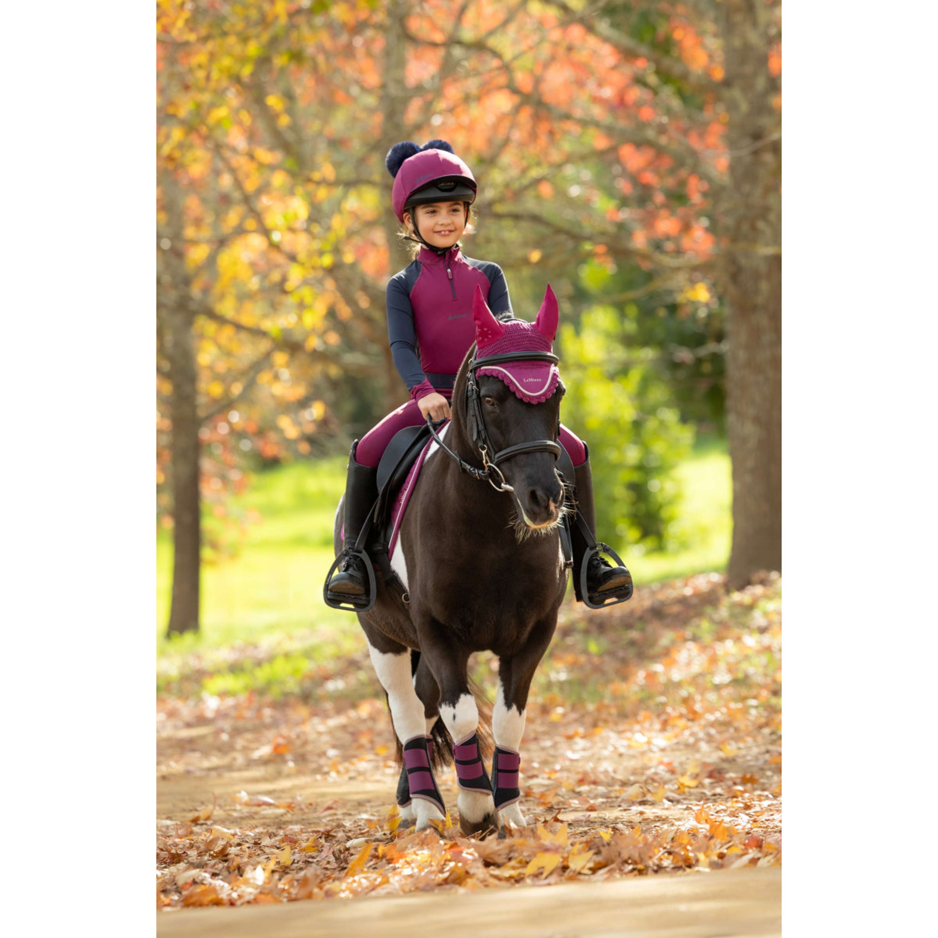 LeMieux Baselayer Kids Blackberry
