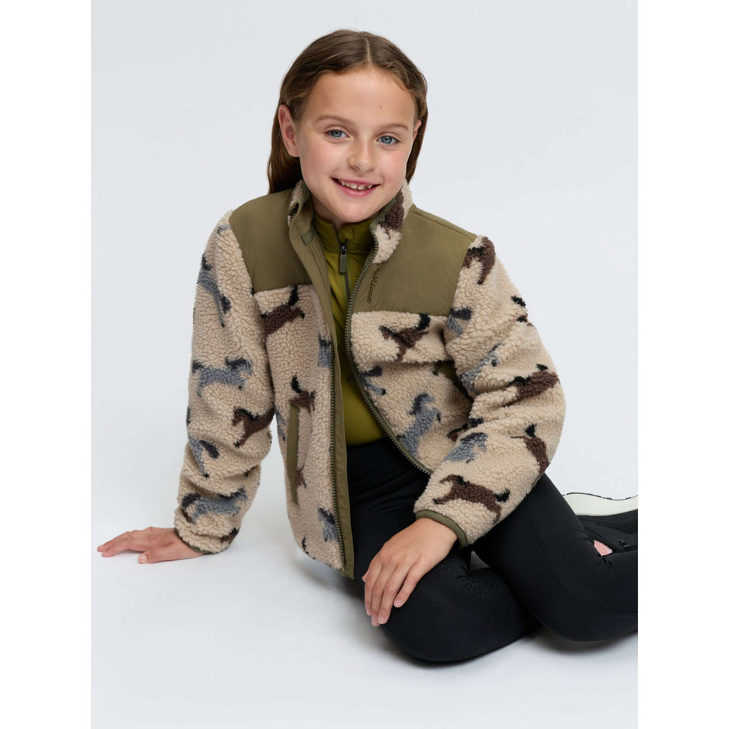 LeMieux Jacke Theo Pony Fleece Kids Willow Green