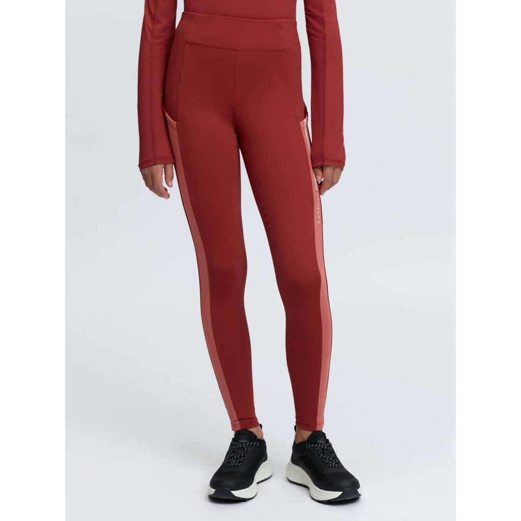 LeMieux Reitleggings Orla Kids Full Grip Russet
