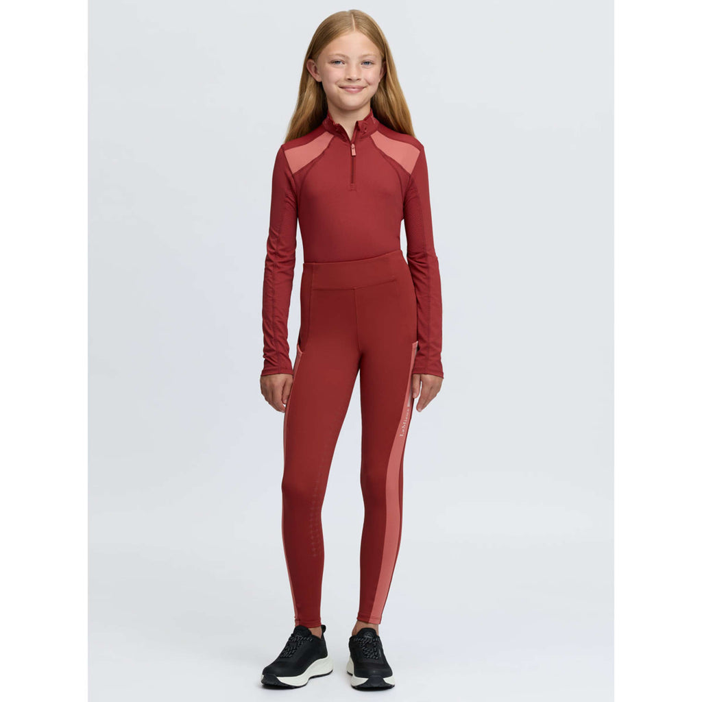 LeMieux Reitleggings Orla Kids Full Grip Russet