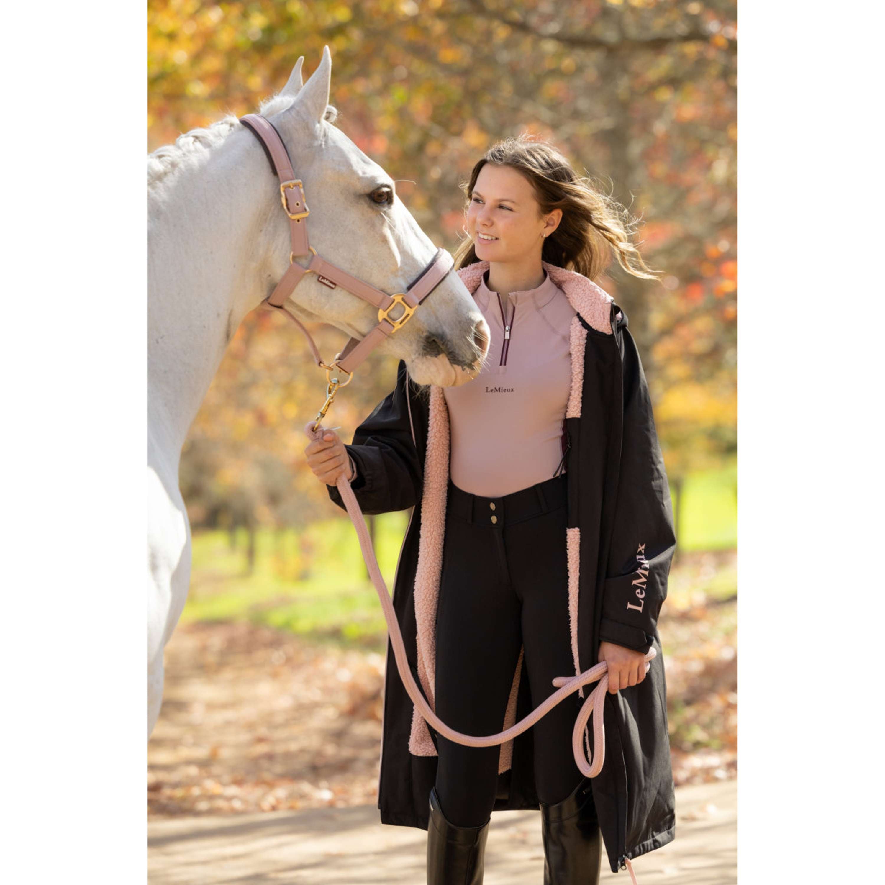 LeMieux Lange Jacke HydroShield Kids Schwarz