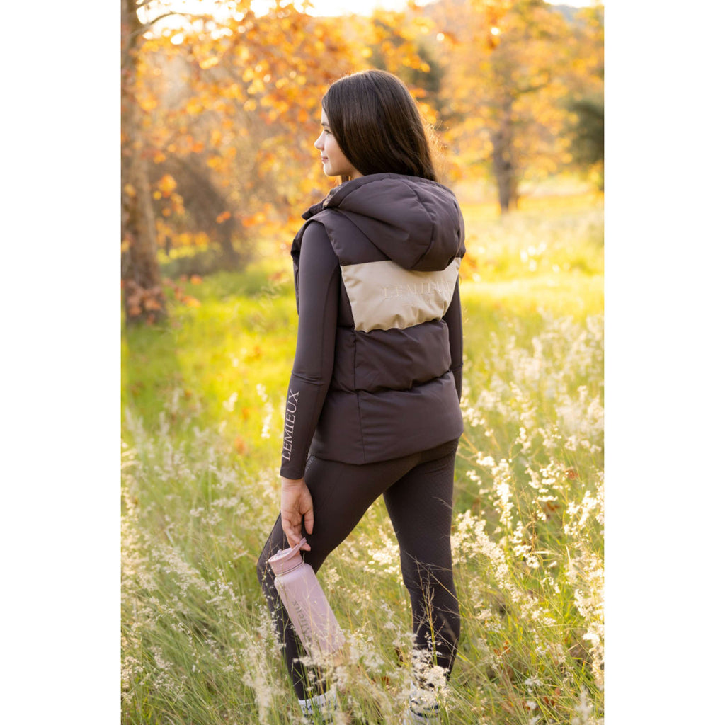 LeMieux Weste Joey Hooded Kids Cocoa
