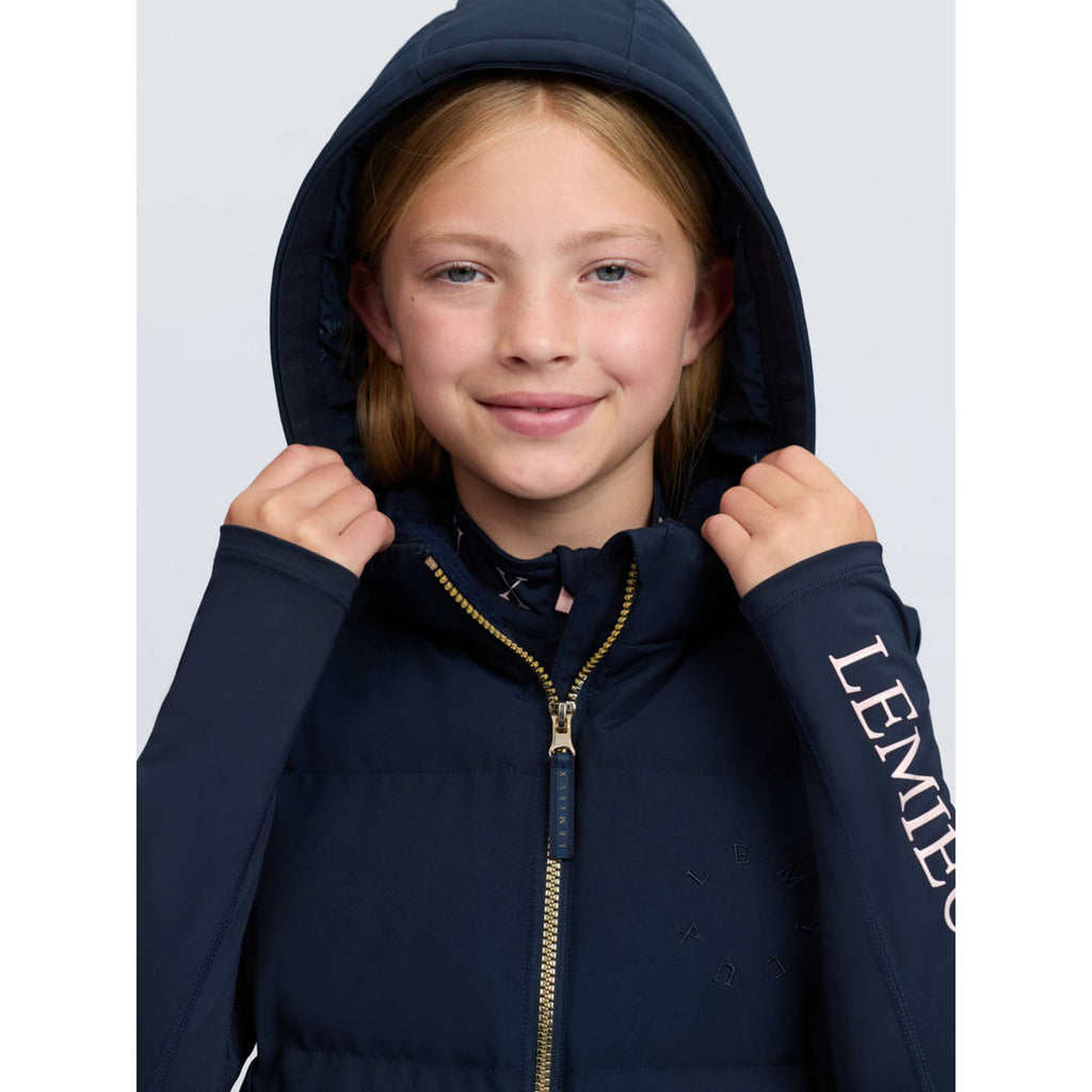 LeMieux Weste Joey Hooded Kids Navy