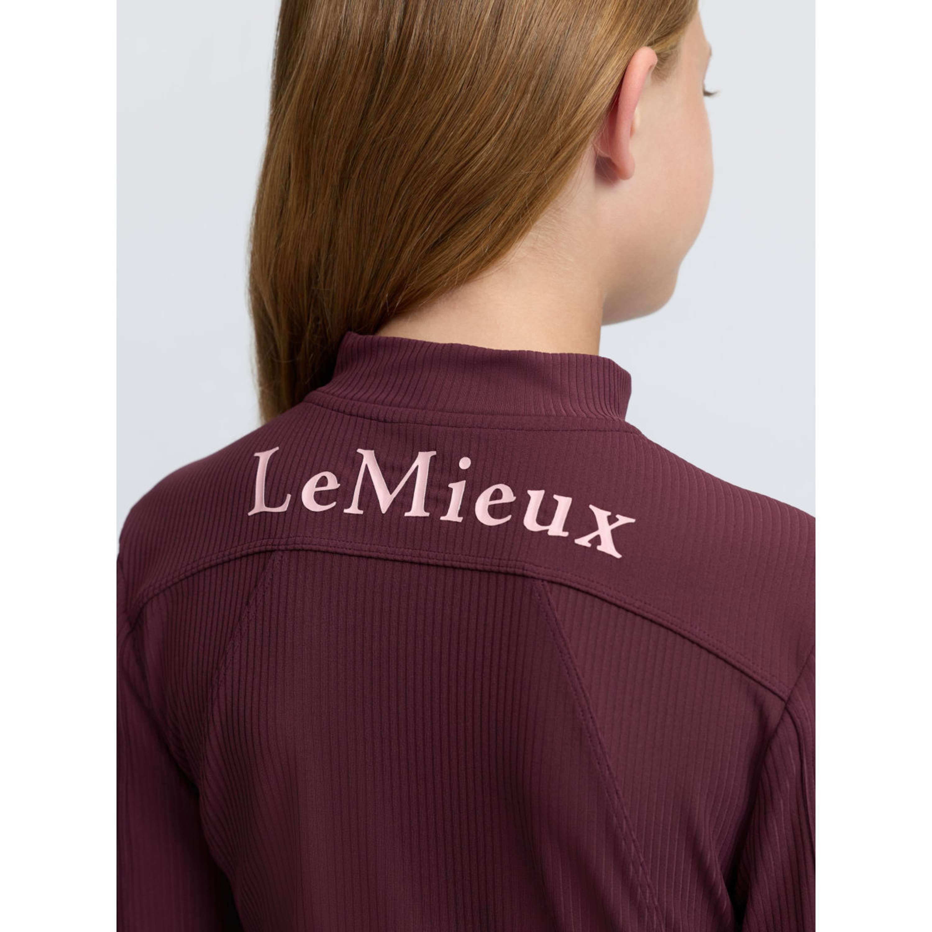 LeMieux Baselayer Raye Ribbed Kids Bramble