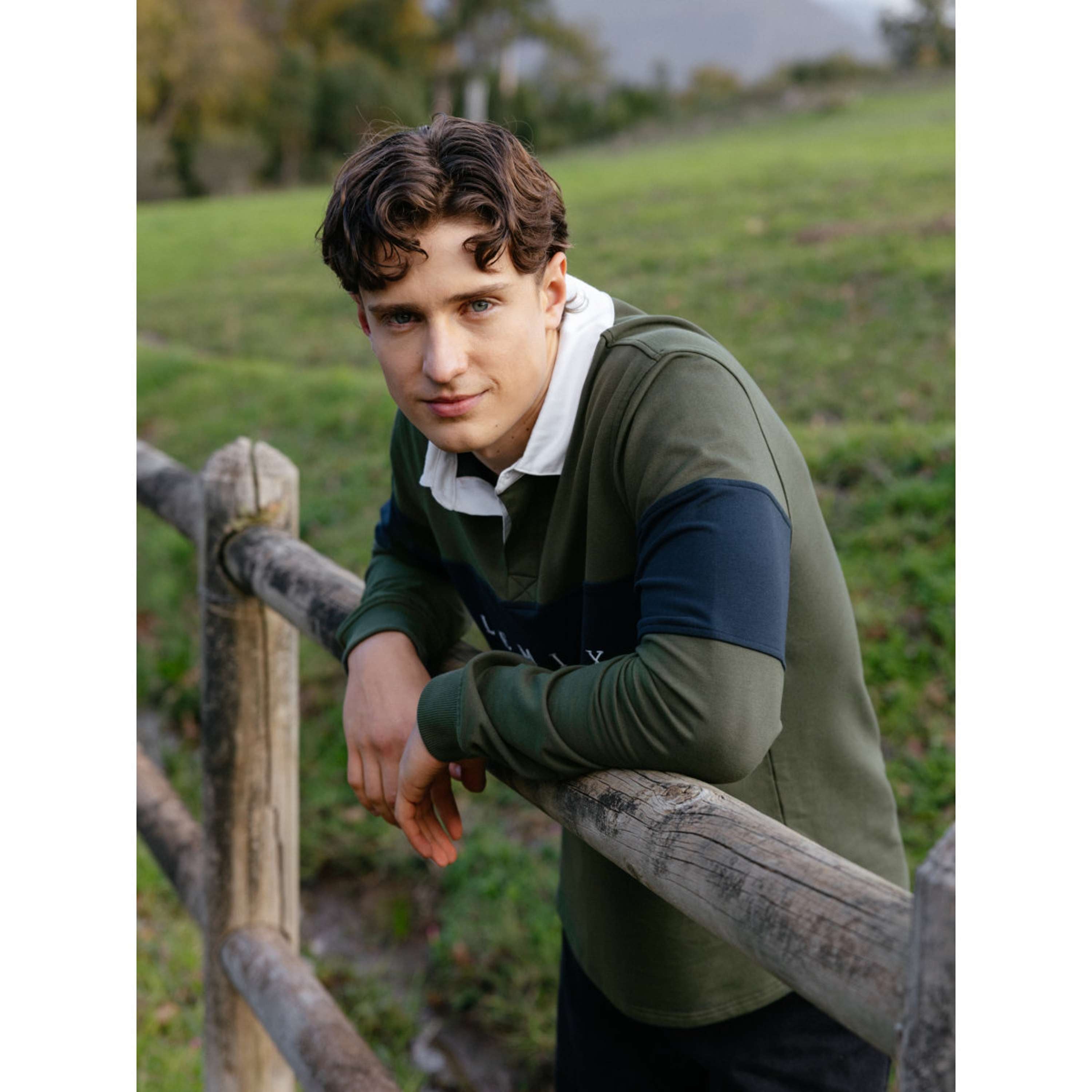 LeMieux Shirt Rugby Herren Olive