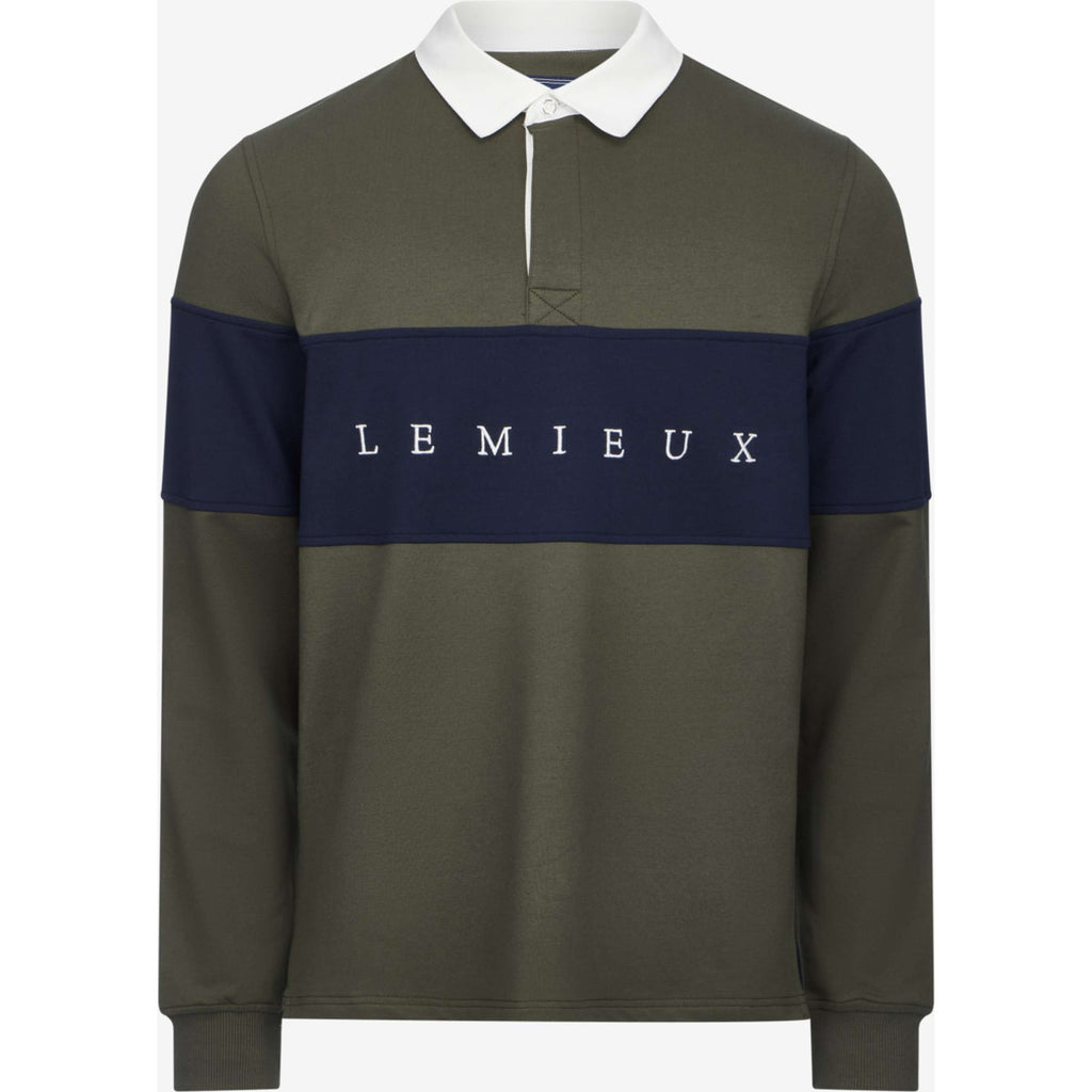 LeMieux Shirt Rugby Herren Olive