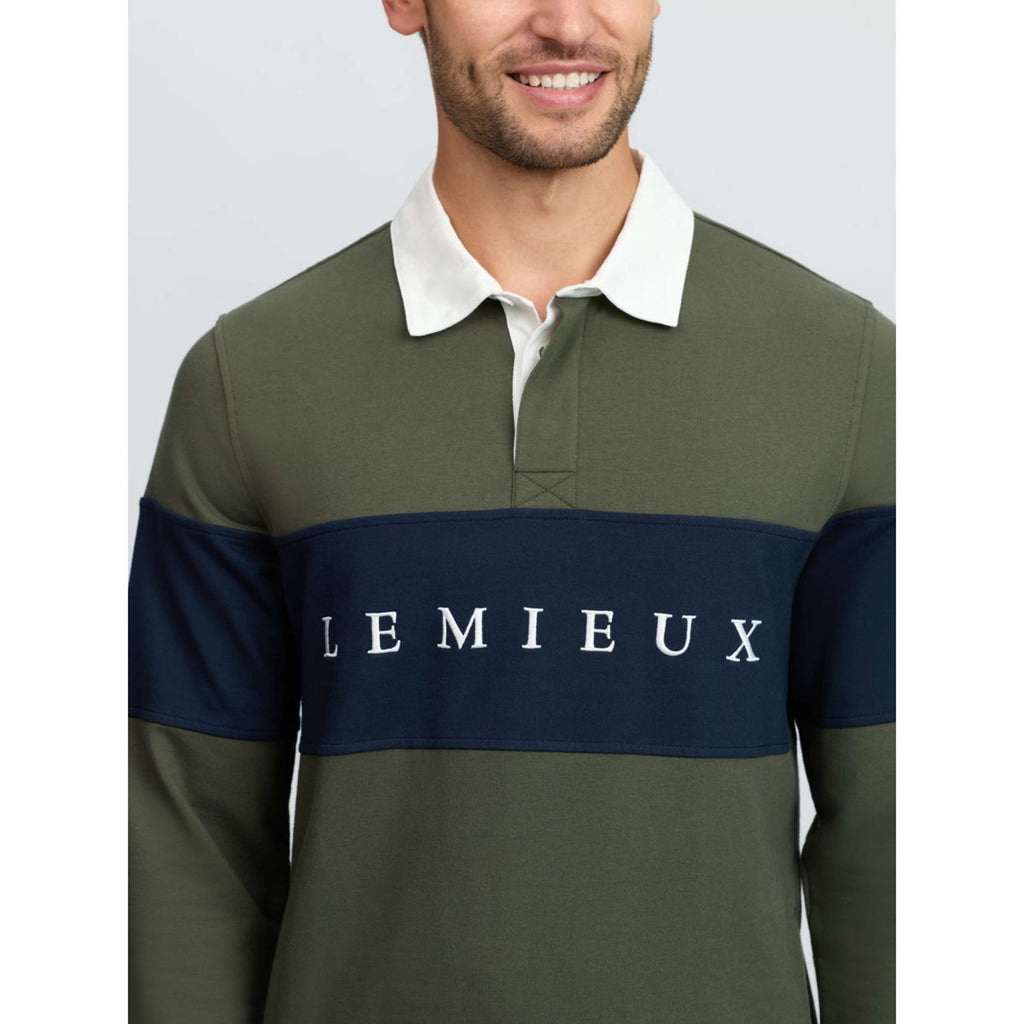 LeMieux Shirt Rugby Herren Olive