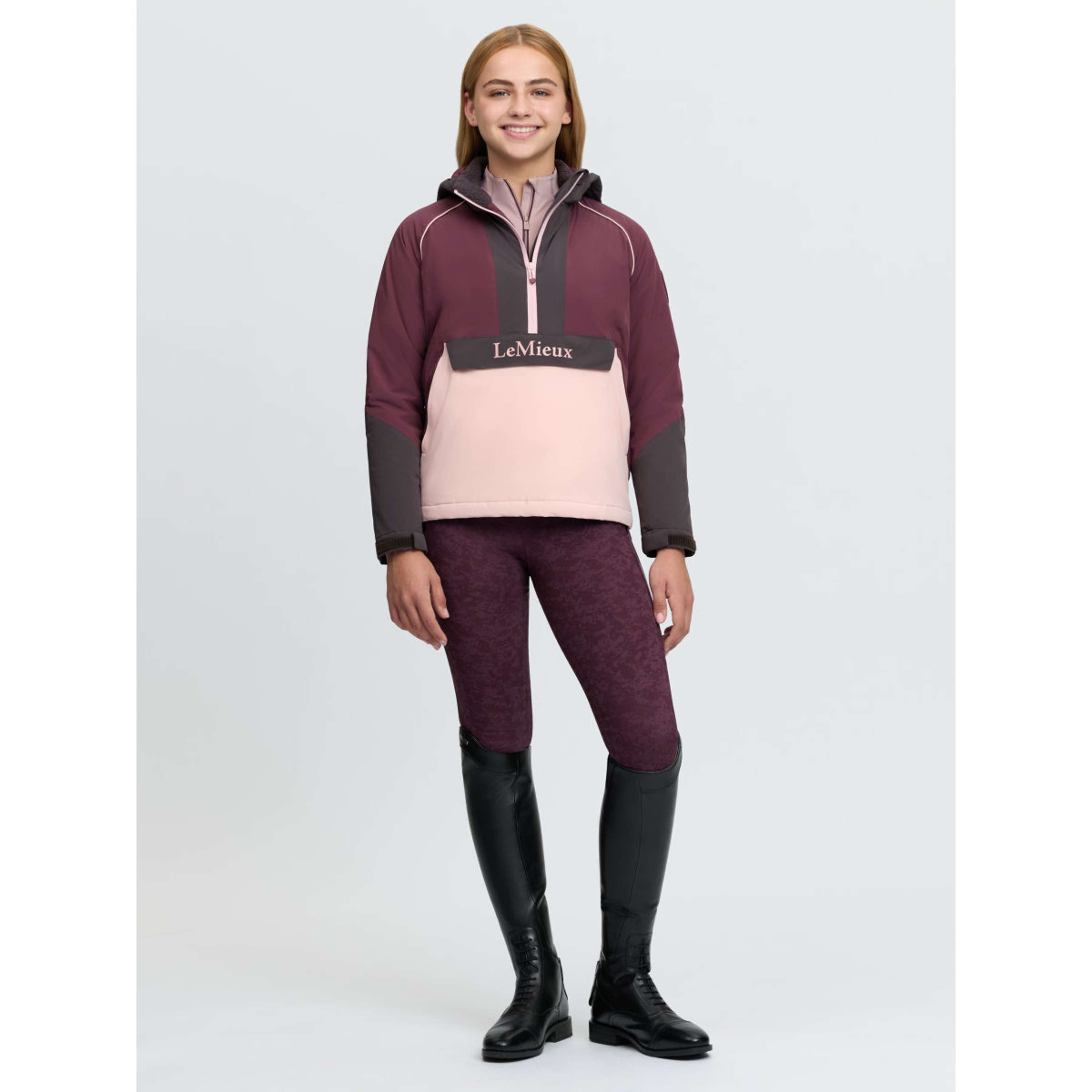 LeMieux Jacke Bailey Waterproof Anorak Kids Bramble