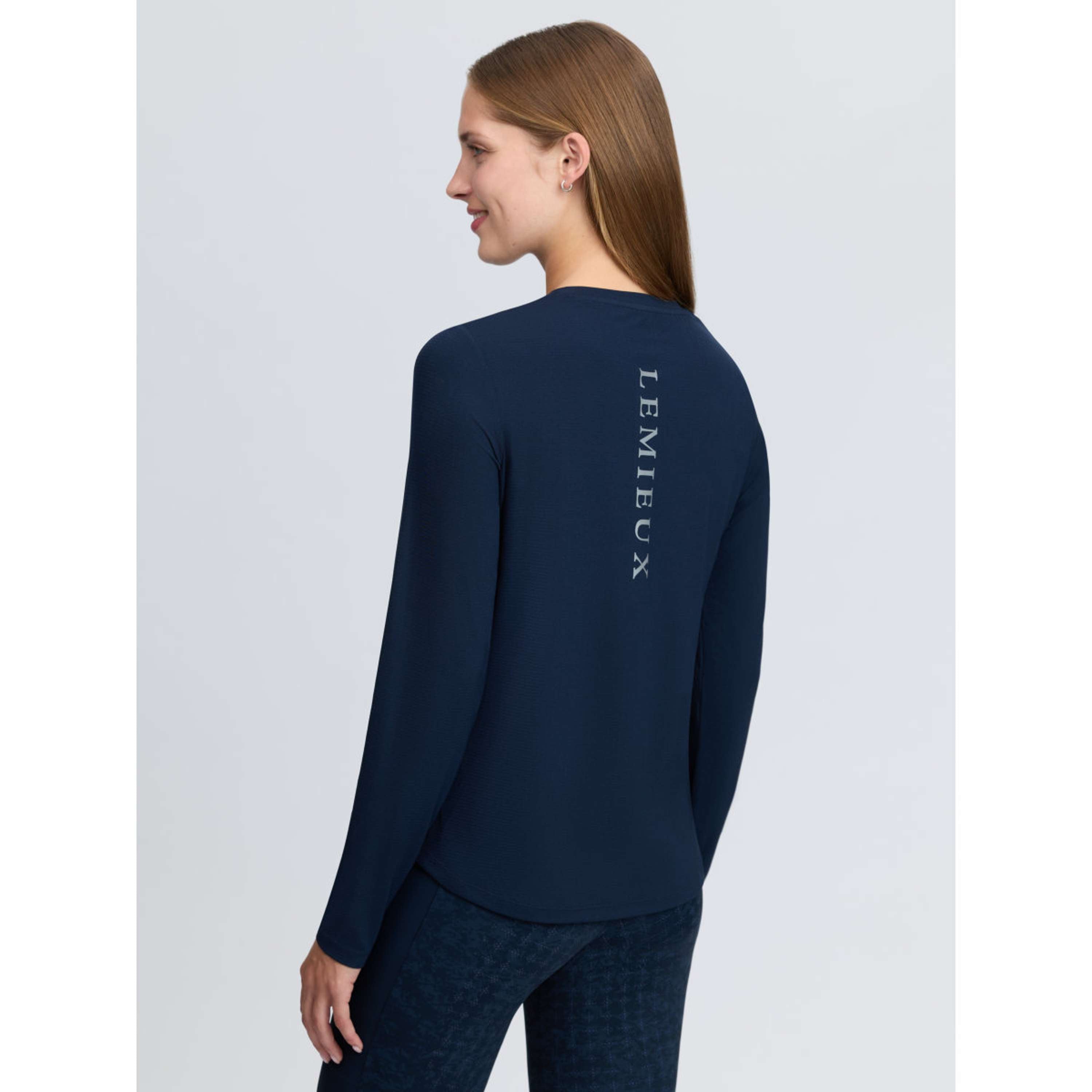 LeMieux Baselayer Sports Tee Lange Ärmel Navy