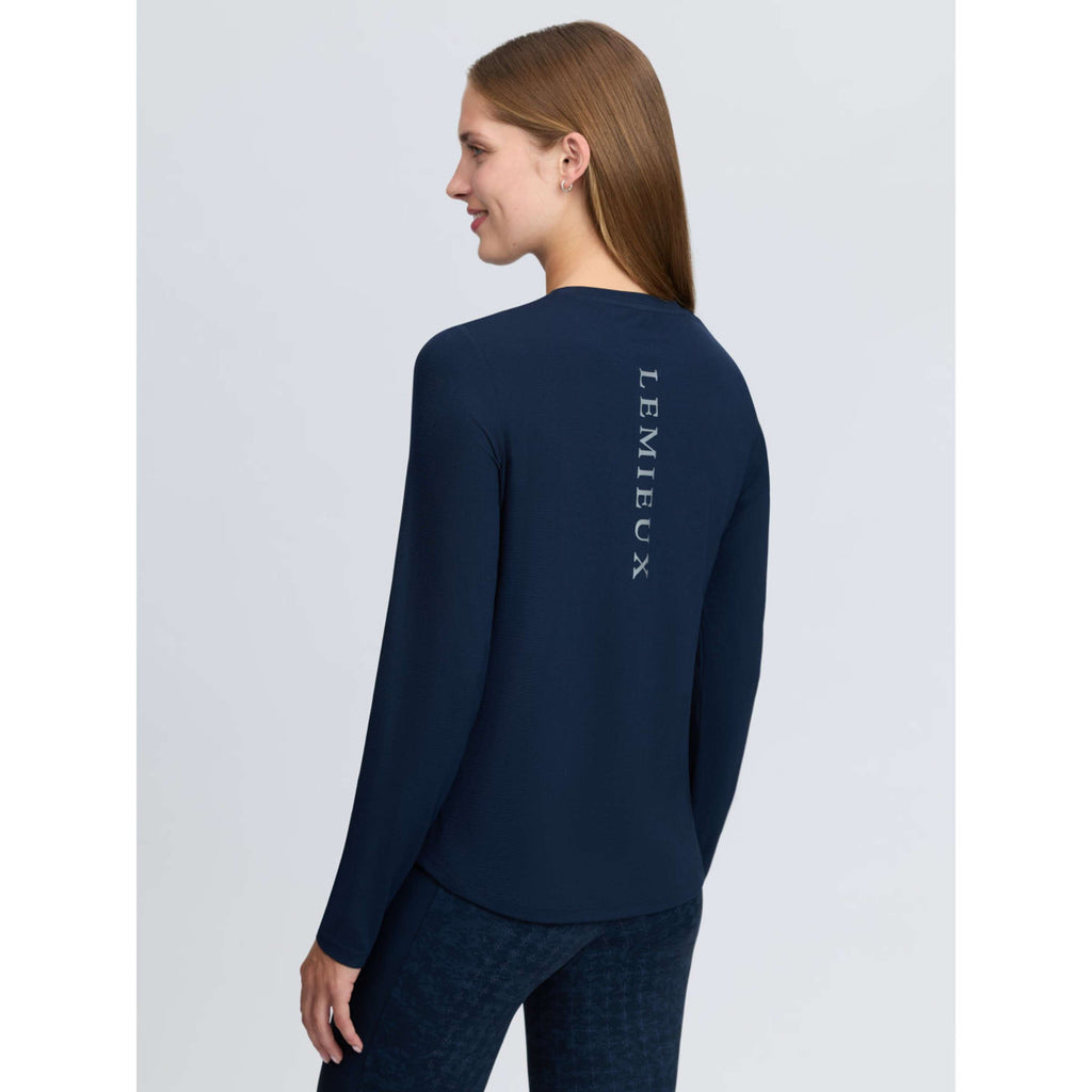 LeMieux Baselayer Sports Tee Lange Ärmel Navy