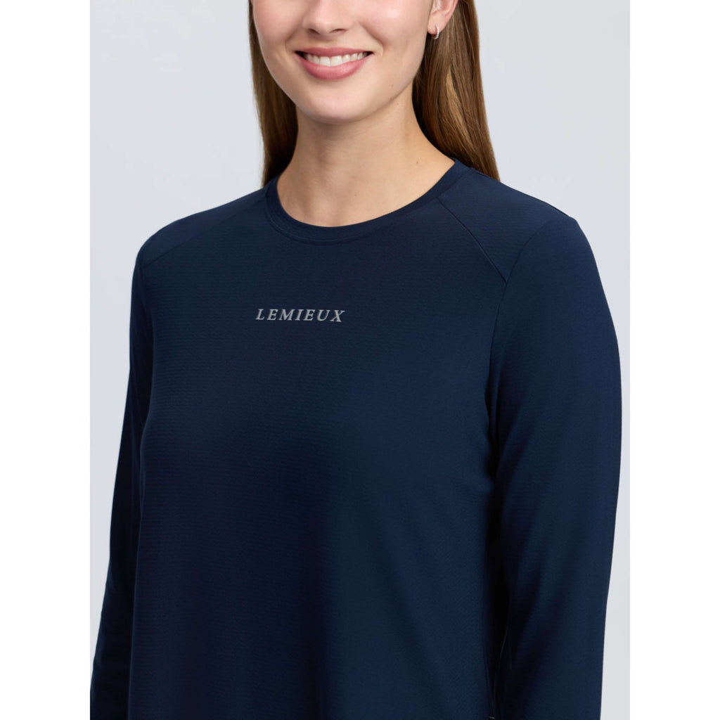 LeMieux Baselayer Sports Tee Lange Ärmel Navy