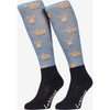 LeMieux Reitsocken Footsie Highland Cow/Aloe