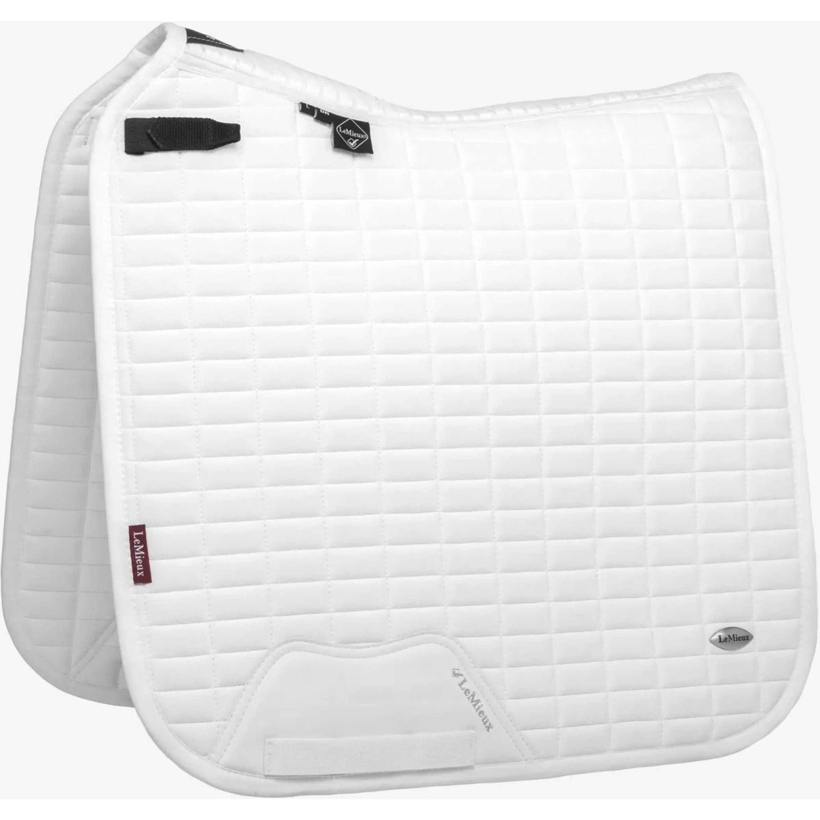 LeMieux Schabracke Self-Cool Square Arctic Dressur Weiß