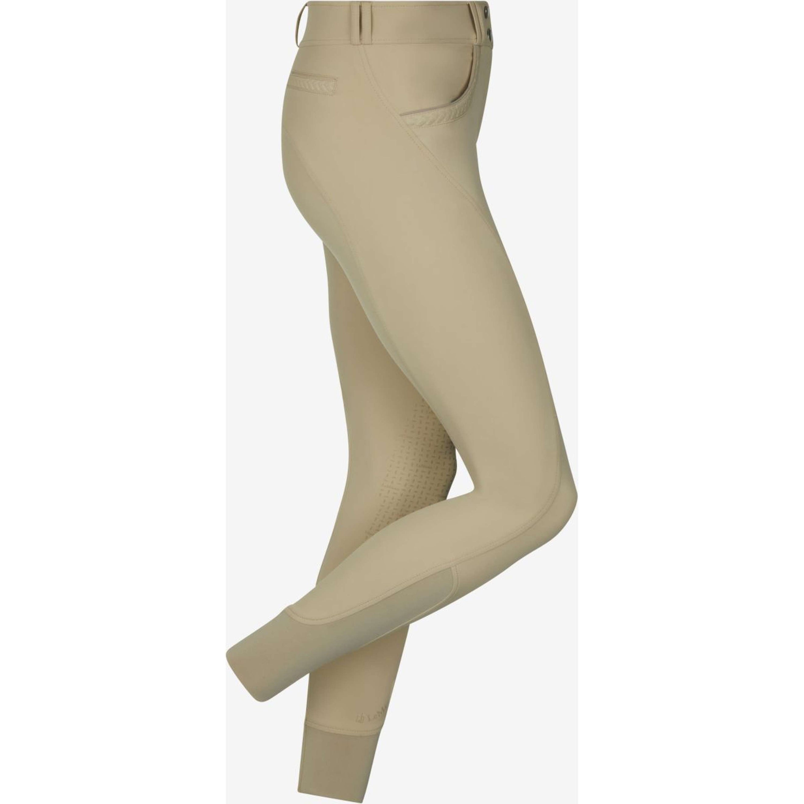 LeMieux Reithose Amara II Knee Grip Beige