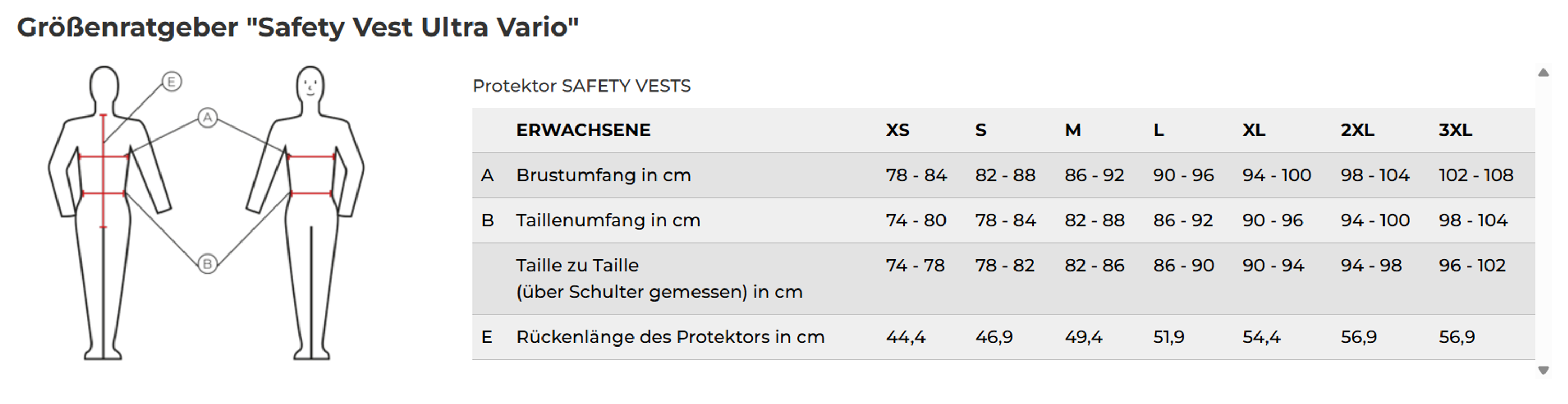 Komperdell Sicherheitsweste Ultra Vario Schwarz