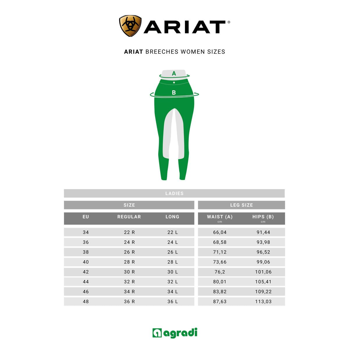 Ariat Reithose Tri Factor Grip Full Seat Fired Brick