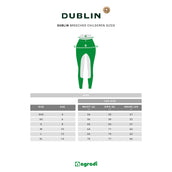 Dublin Reitleggings Kidss Performance Flex Knee Patch Kohle