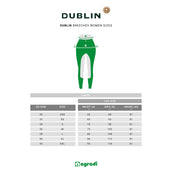 Dublin Reitleggings Performance Flex Knee Patch Kohle