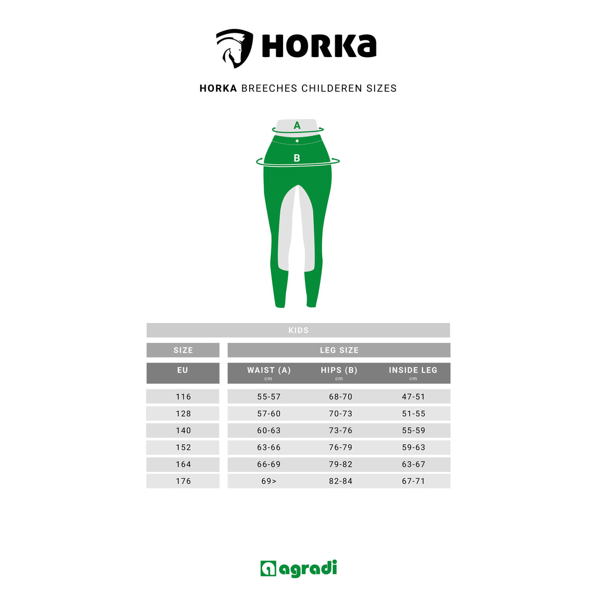 HORKA Reitleggings Neon Neon Gelb