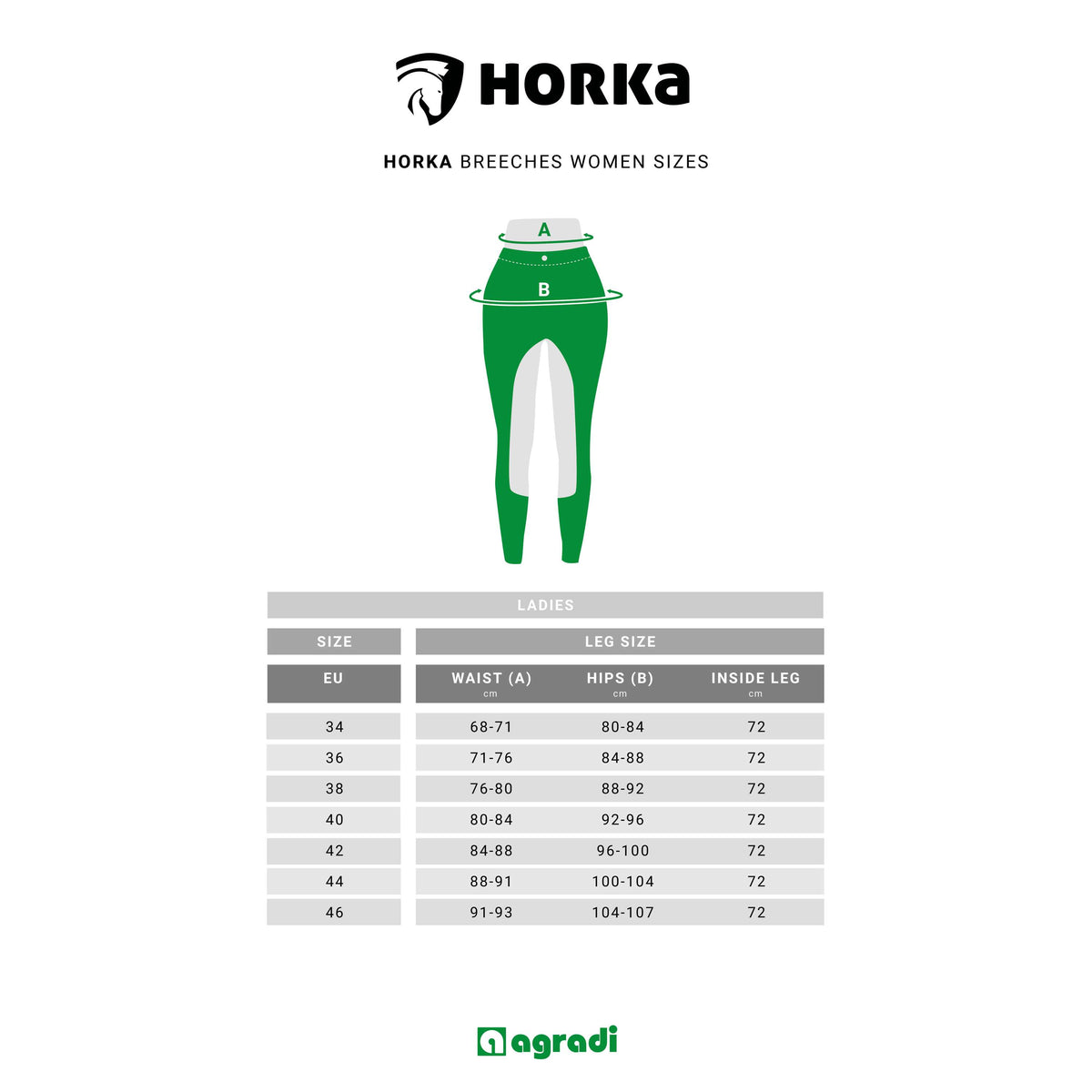 HORKA Reitleggings Neon Neon Gelb