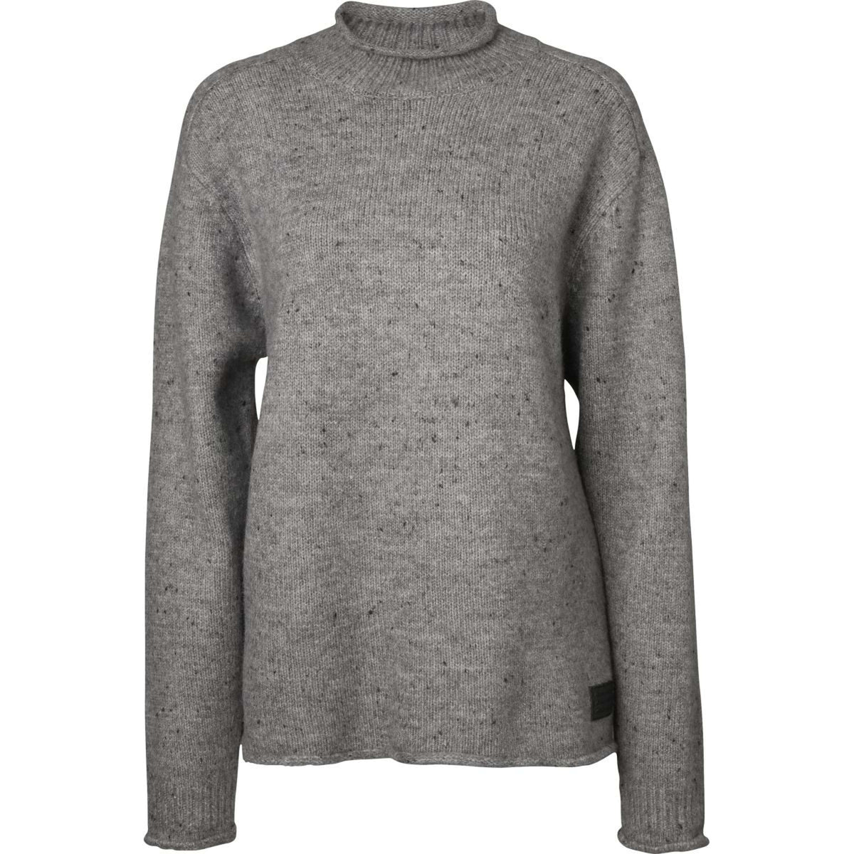 Mountain Horse Pullover Crew Grau Meliert