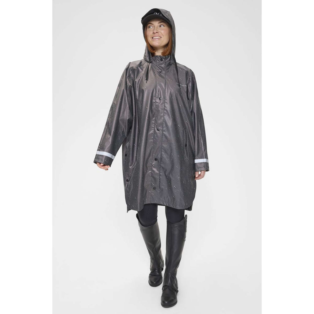 Mountain Horse Rainponcho Drizzle Rain Schwarz