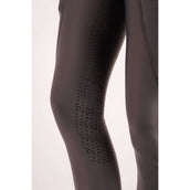 Montar Reitleggings Crystal Pull On Full Grip Grau