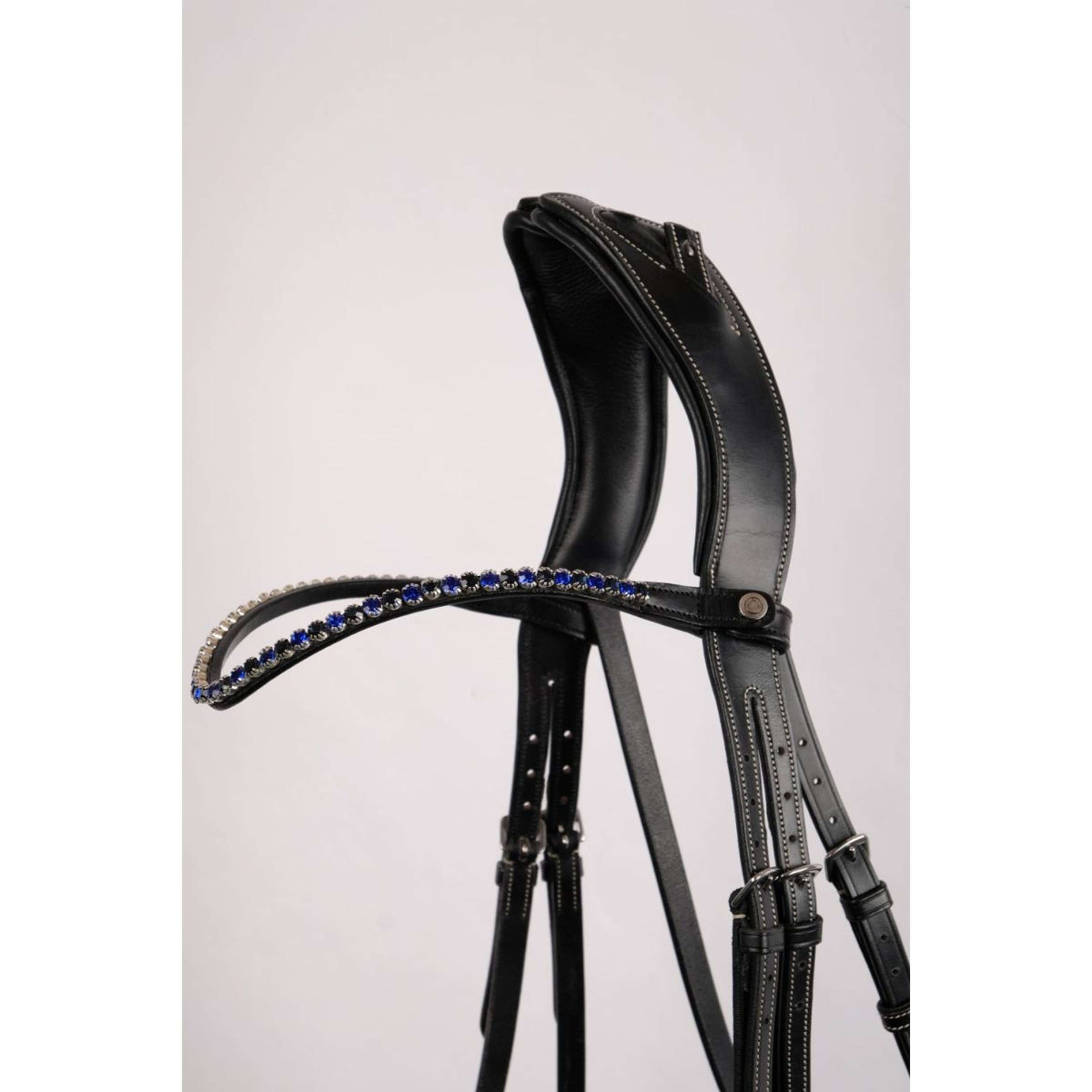 Montar Stirnriemen Fair Crystal Curved Navy Montar Stirnriemen Fair Crystal Curved Navy