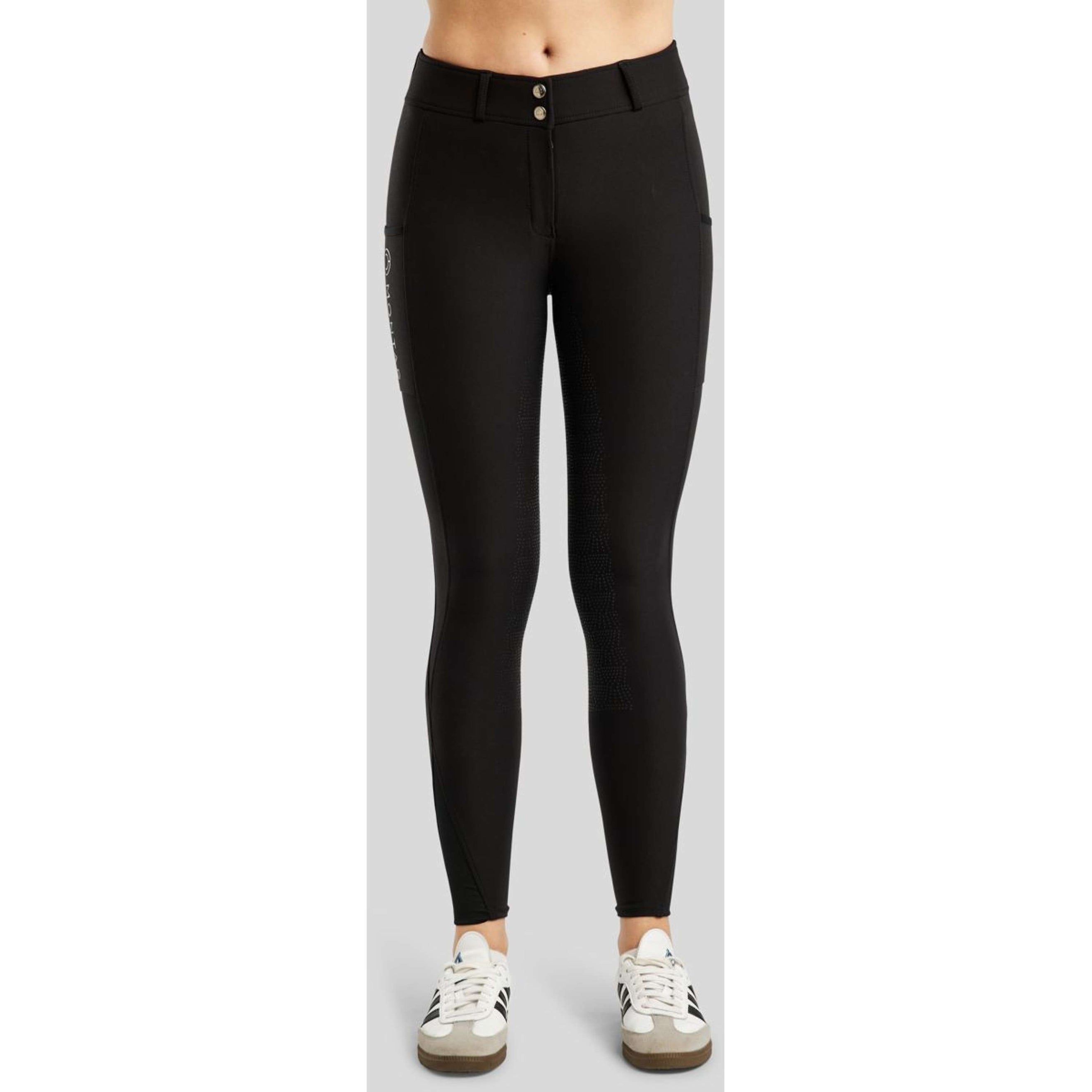 Montar Reithose Megan Full Grip Schwarz