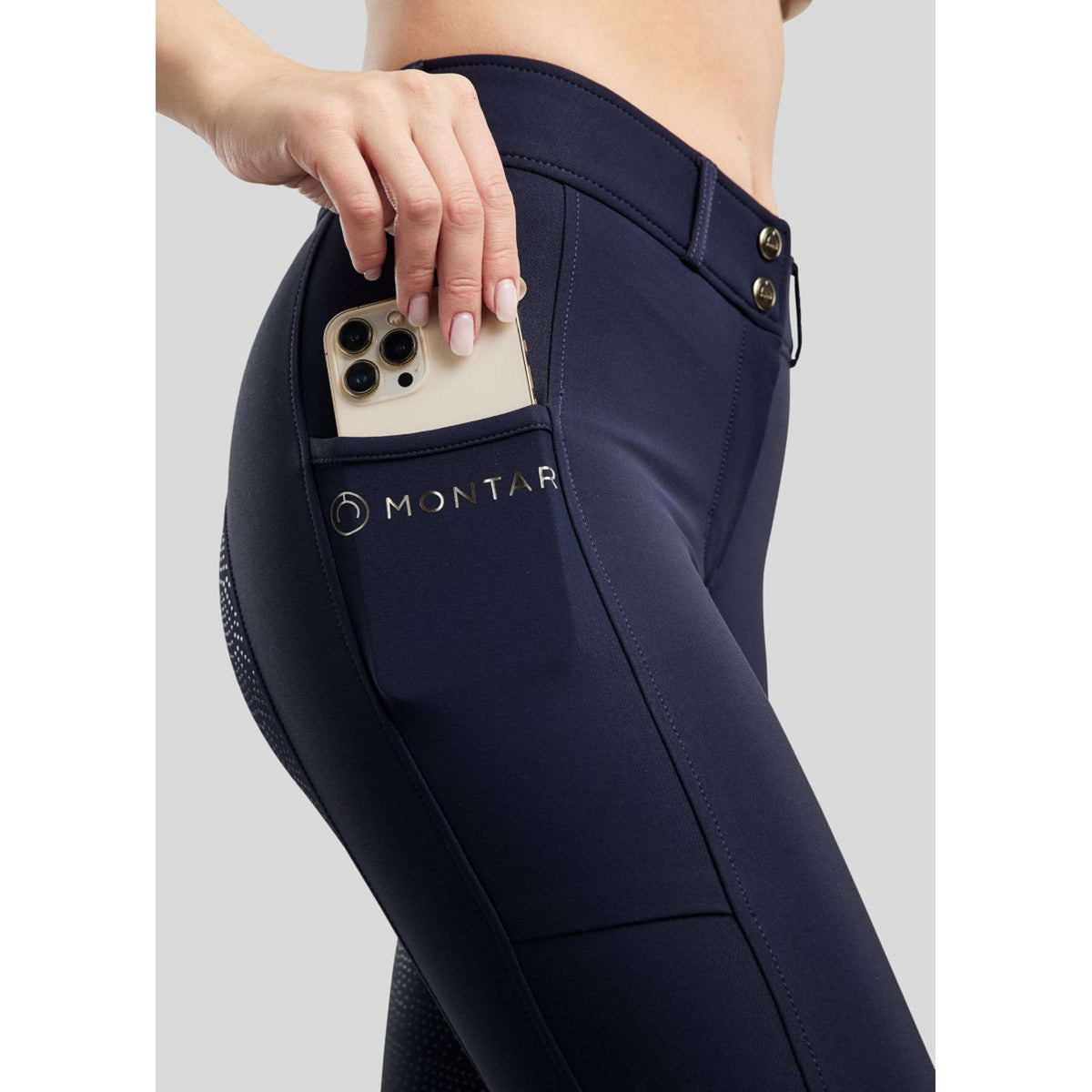 Montar Reithose Megan Full Grip Navy