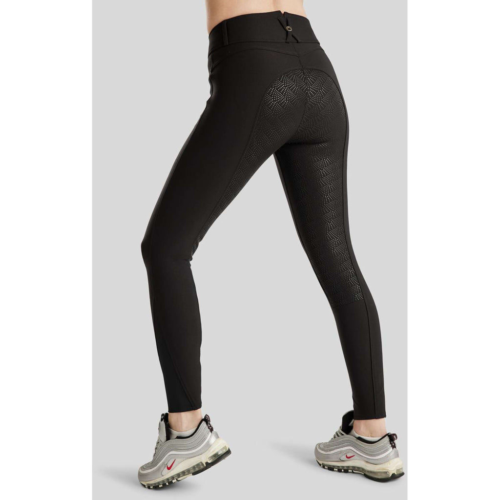 Montar Reithose Megan Yati Highwaist Full Grip Schwarz
