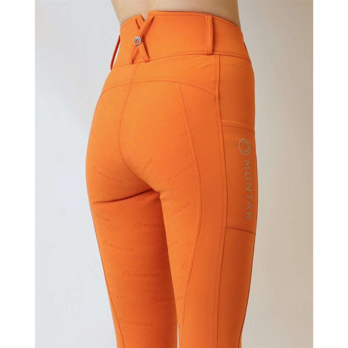 Montar Reitleggings MoMacy Highwaist Full Grip Burnt Orange