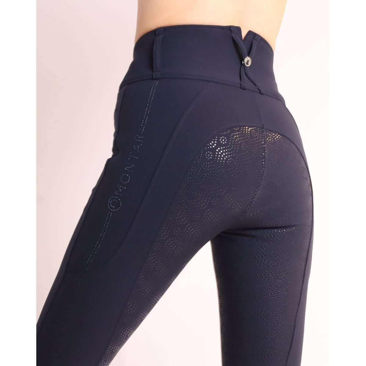 Montar Reithose MoAviana Crystal Highwaist Full Grip Dark Navy