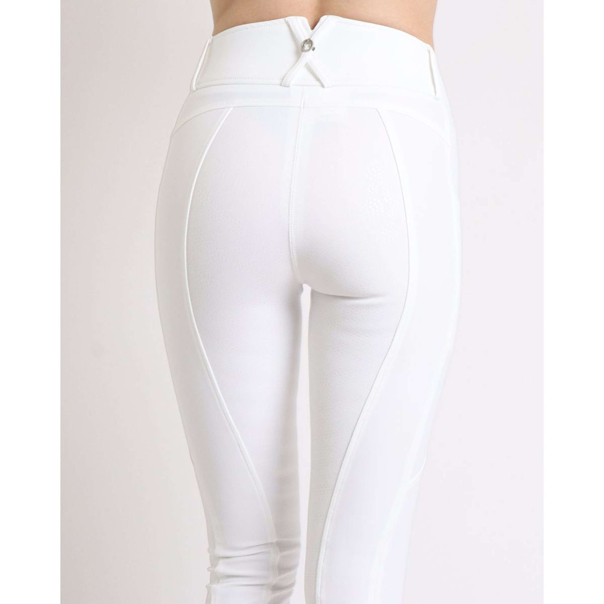 Montar Reitleggings MoAviana Crystal Full Grip Weiß