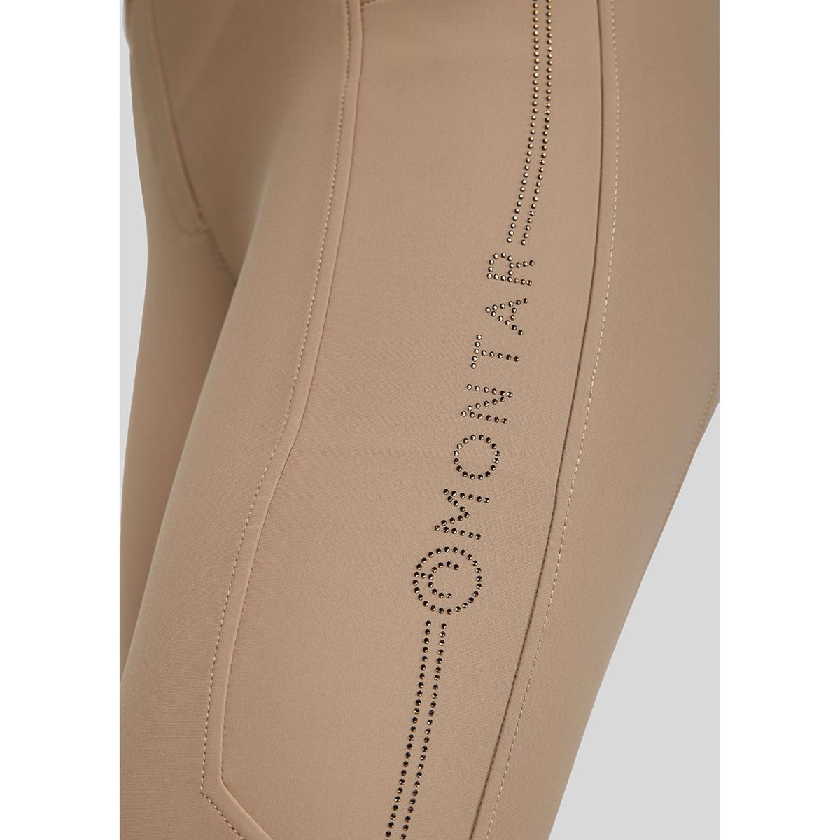 Montar Reitleggings MoAviana Crystals Full Grip Latte