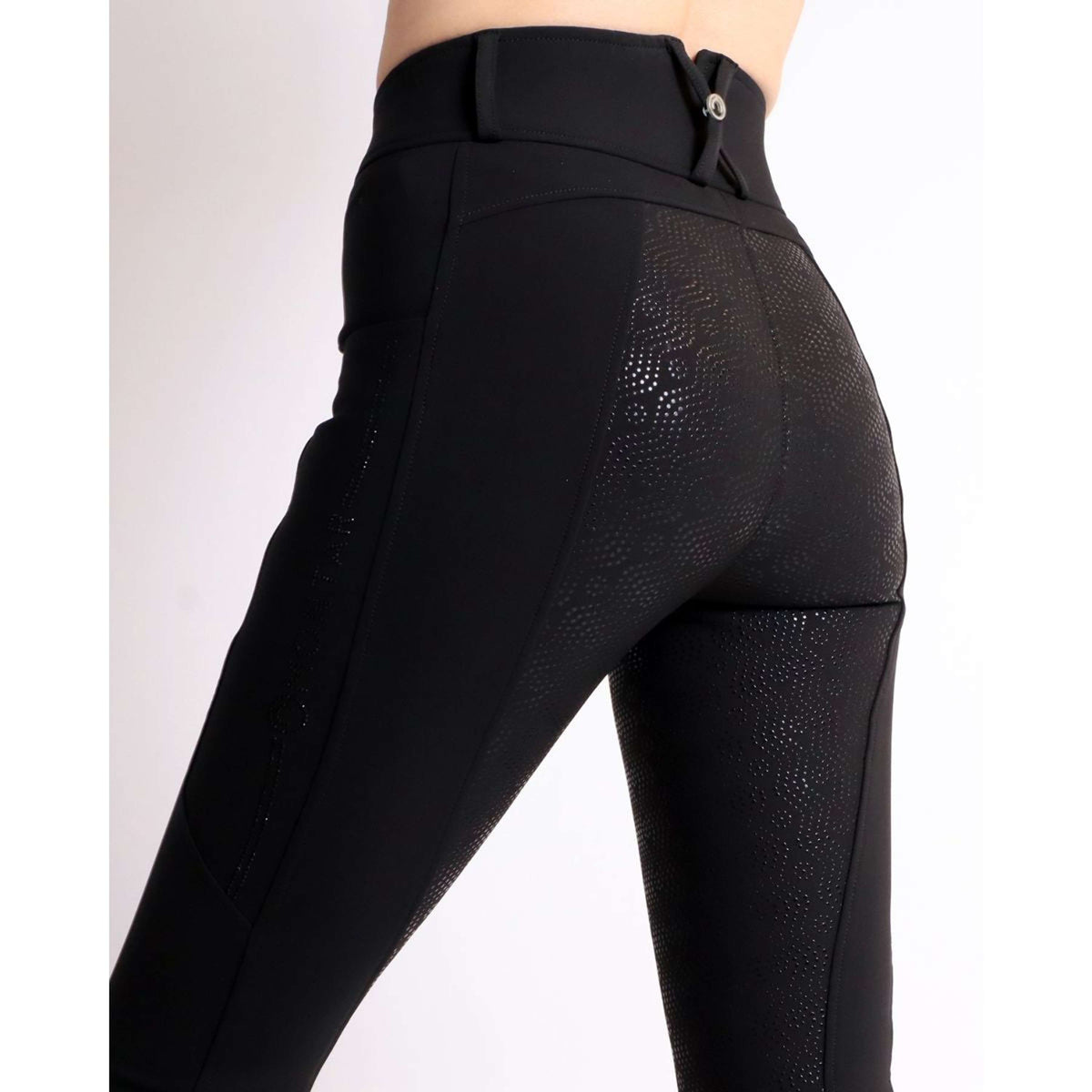 Montar Reitleggings MoAviana Crystal Full Grip Schwarz