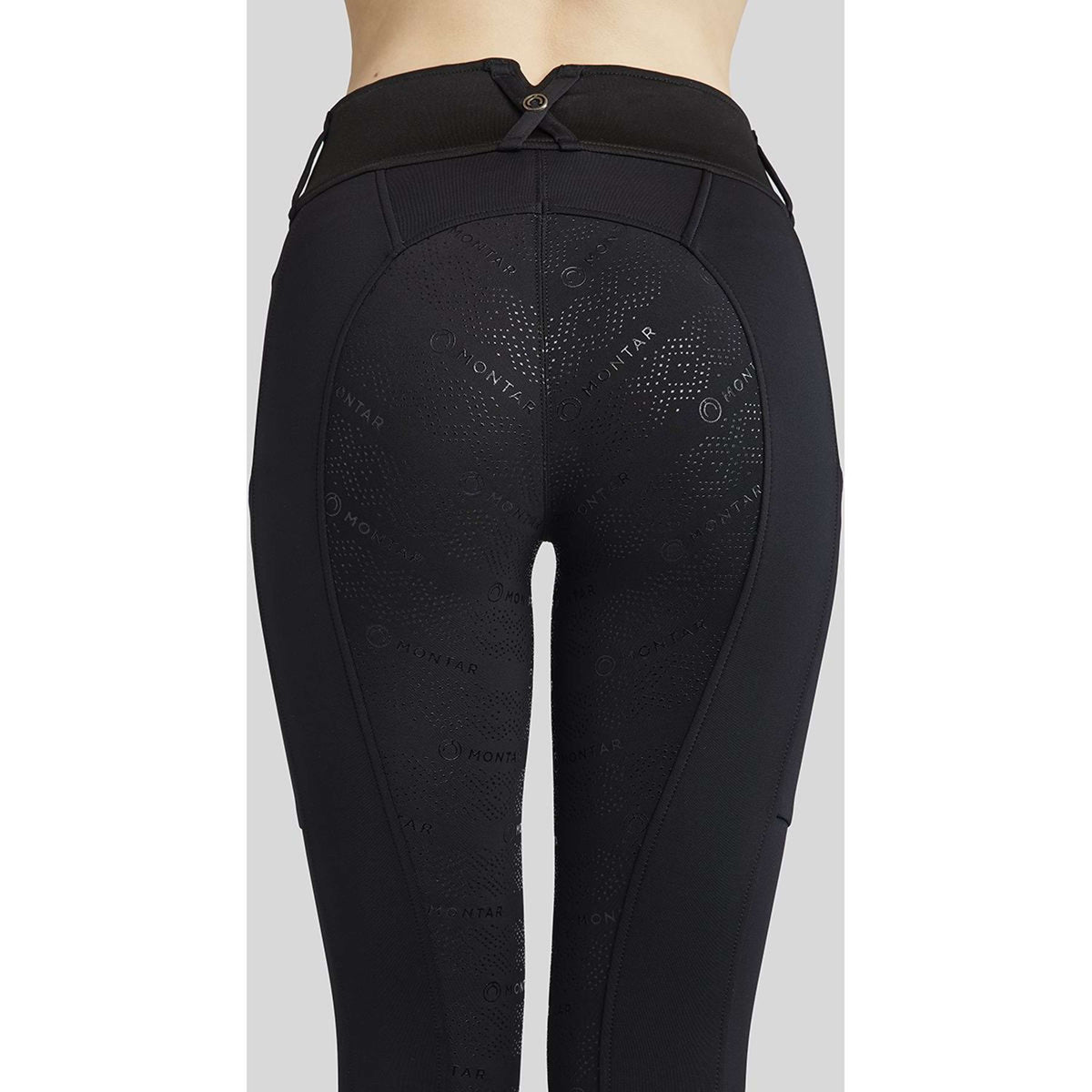 Montar Reitleggings MoErina Winter Full Grip Schwarz