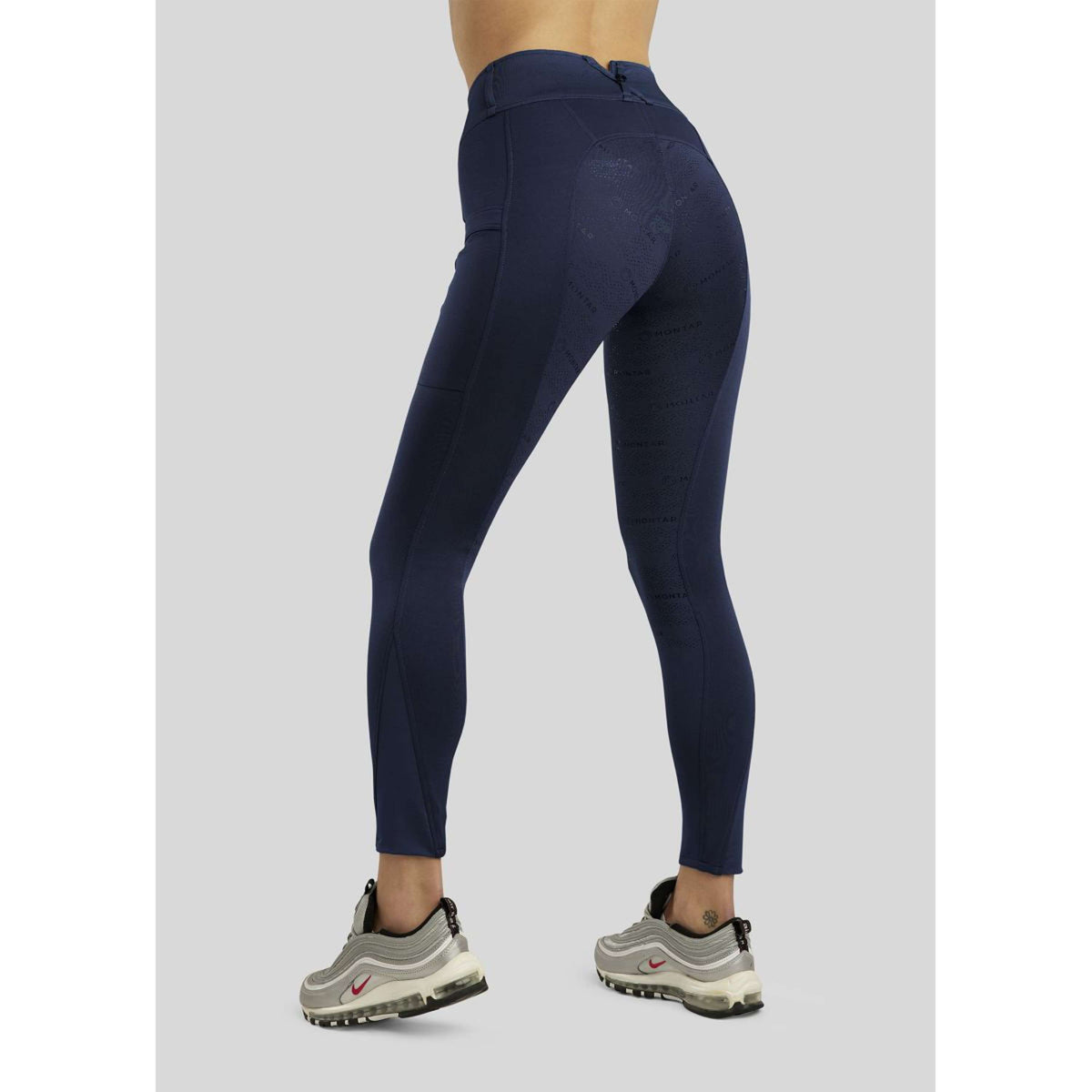 Montar Reitleggings MoErina Winter Full Grip Dark Navy