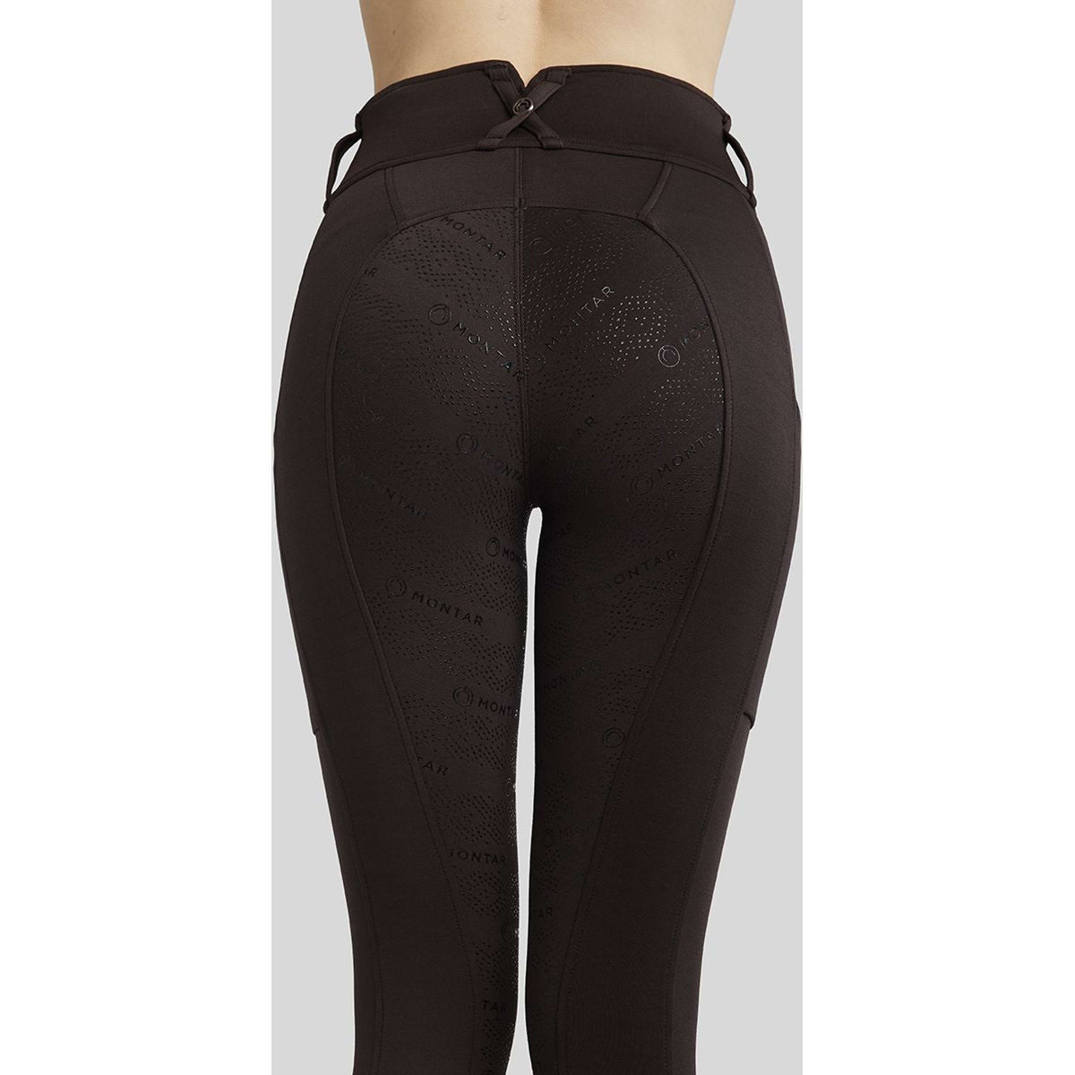 Montar Reitleggings MoErina Winter Full Grip Braun