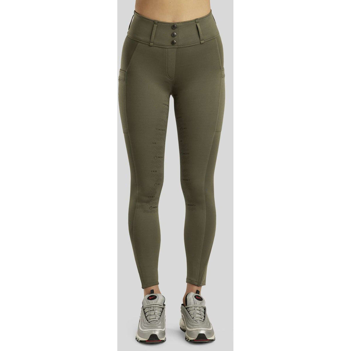 Montar Reitleggings MoErina Winter Full Grip Pine Green