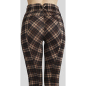 Montar Reitleggings MoClair Checked Full Grip Schwarz