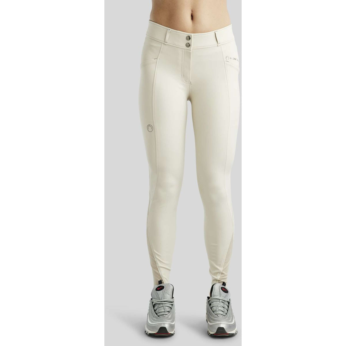 Montar Reithose MoZida Full Grip Hellgrau