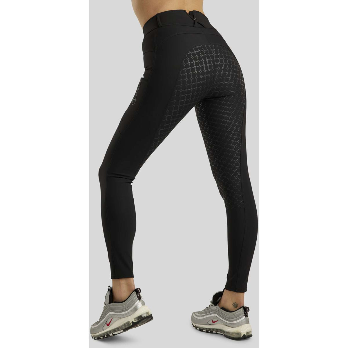 Montar Reitleggings MoAvina Full Grip Schwarz