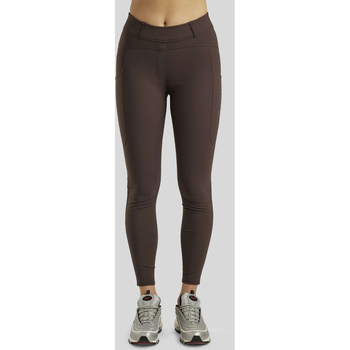 Montar Reitleggings MoAvina Full Grip Braun