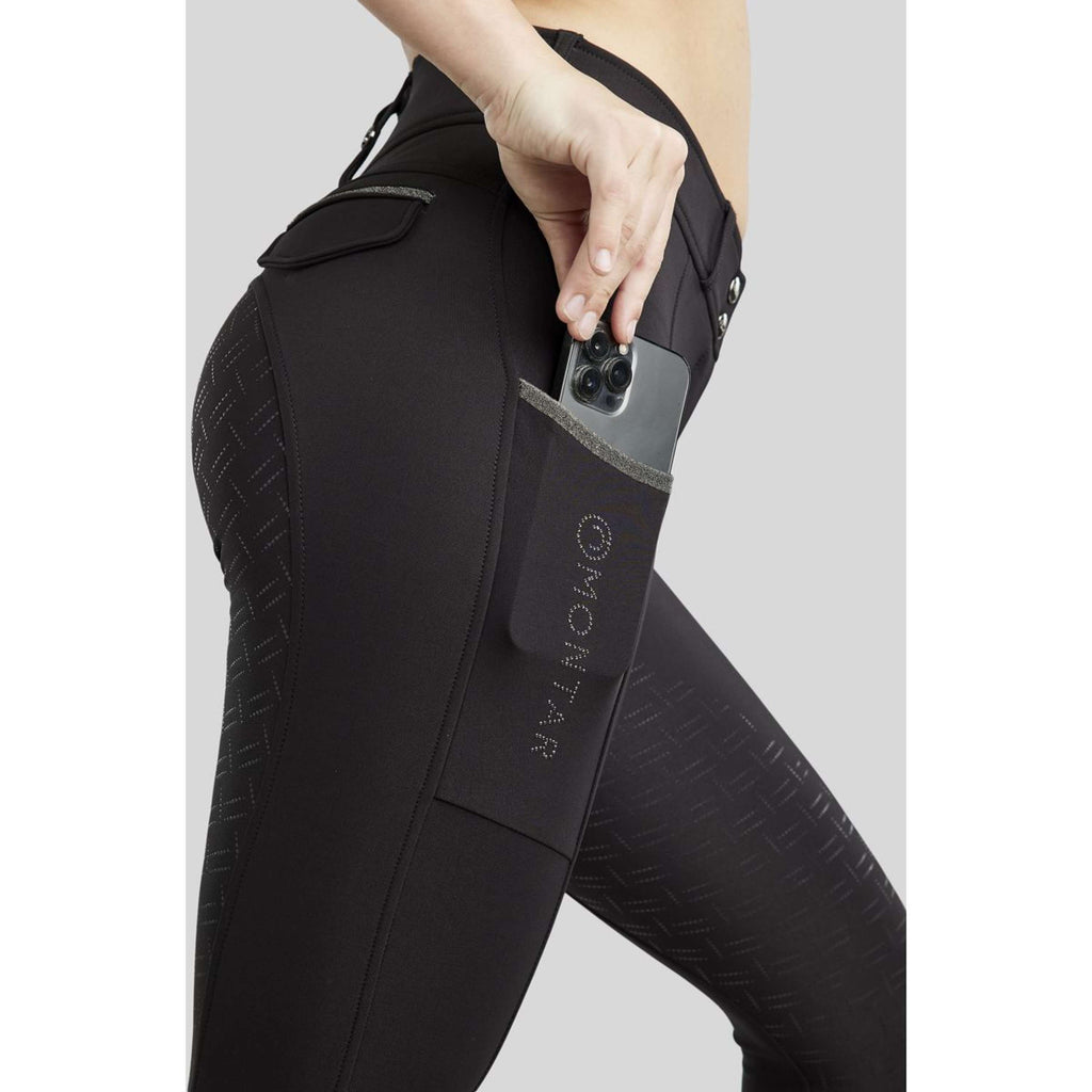 Montar Reithose MoGloria Full Grip Schwarz