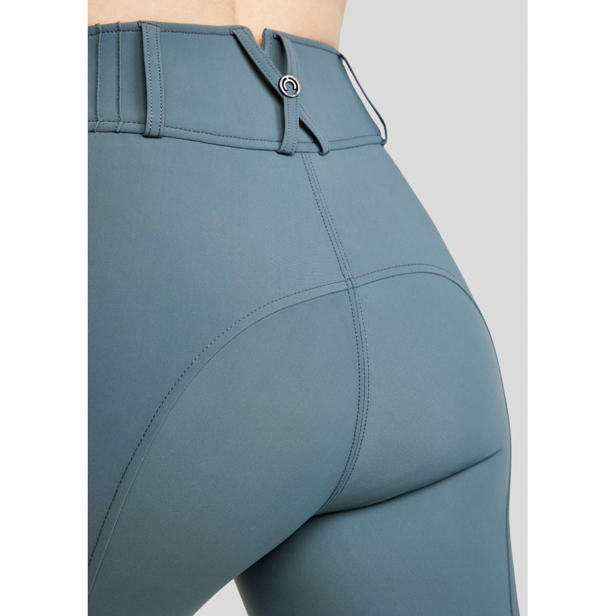 Montar Reithose MoZuna Gun Metal Crystals Kniegriff Dark Slate