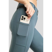 Montar Reithose MoZuna Gun Metal Crystals Full Grip Dark Slate